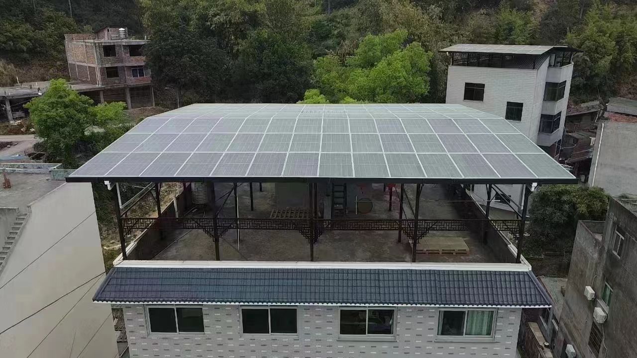 承德15kw+10kwh自建别墅家庭光伏储能系统